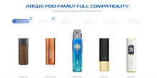 Load image into Gallery viewer, Voopoo ARGUS Matrix Pod System Kit 1350mAh 3ml (Max 30W)